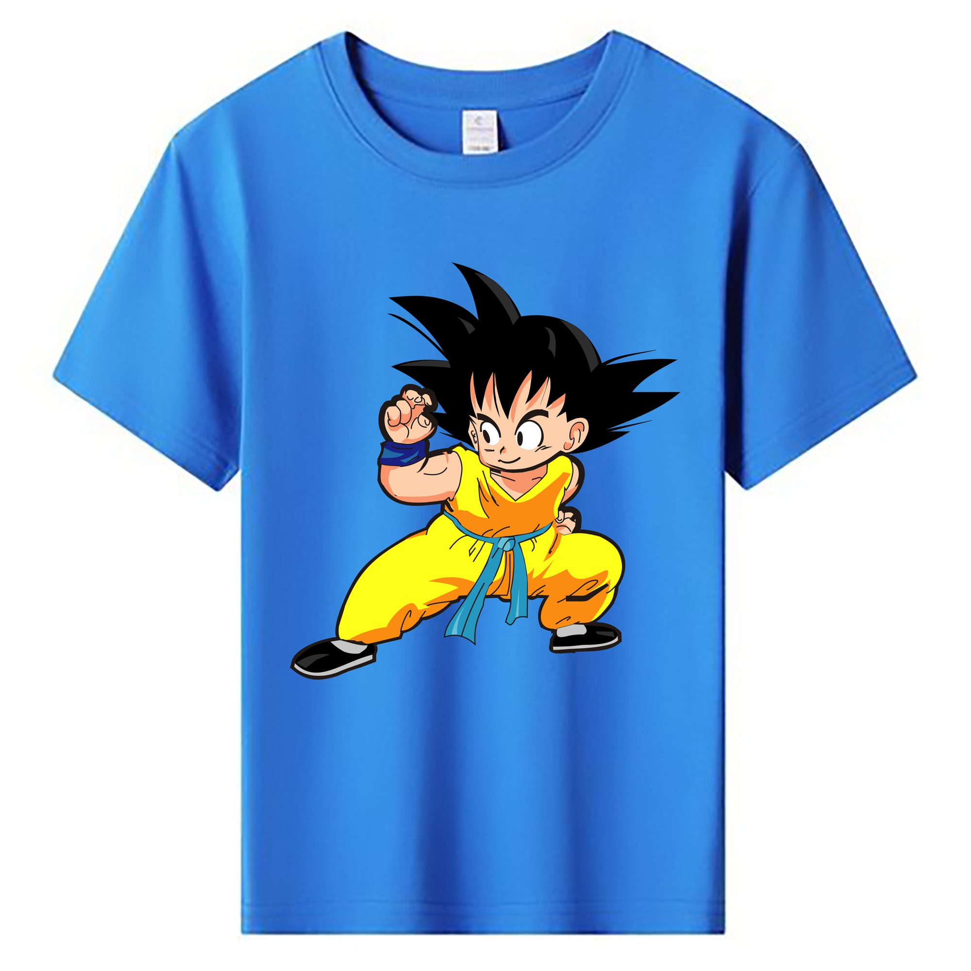 （画像用） ドラゴンボール 孫悟空（そん ごくう）Son Goku カカロット DRAGON BALL Kakarotto 綿100％キッズTシャツ（フロントプリント）